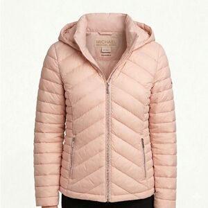 Michael Kors LIKE NEW Women's Packable Puffer Jacket - Light Blush Pink